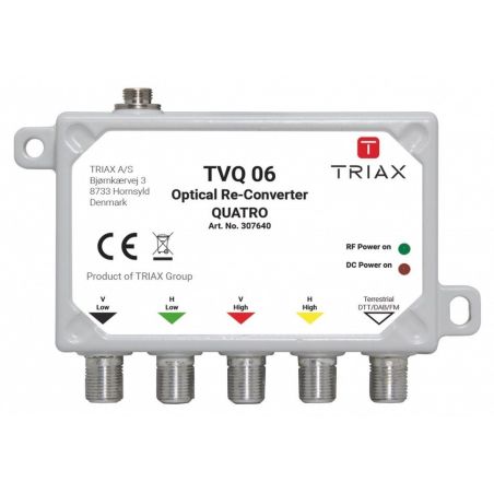 Triax TVC 06 Mini convertisseur optique QUATTRO BIS+TERR. Triax 307640