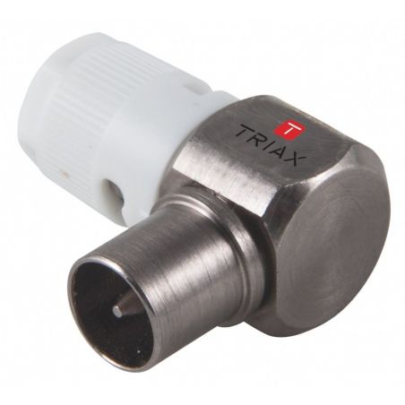 Triax KOSWI 4 LTE Conector macho 90º coaxial IEC. Triax 154110
