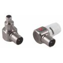 Triax KOSWI 4 LTE Conector IEC macho acodado 90º. Triax 154110