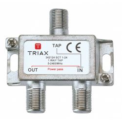 Triax SCT 1-24 1 Way Tap 24dB. Triax 342124