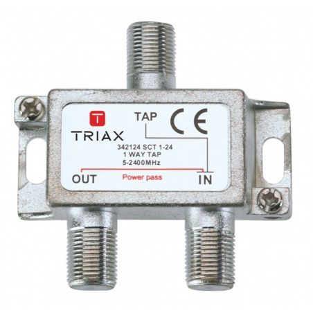 Triax SCT 1-24 1 Way Tap 24dB. Triax 342124