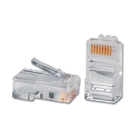 Conector RJ45 UTP 8 contactos para crimpar