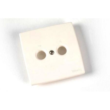 Embellecedor Blanco Toma TV/R-SAT