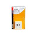 Prise R-TV avec platine frontale - Blister