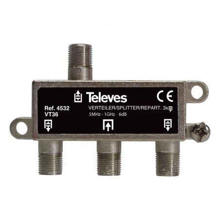 Repartidor 3D - (5-1000 MHz) CATV Televes