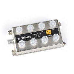 Derivador Interior (5-1000MHz) 8D F” 12dB Televes