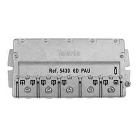 Repartidor 6 direcciones 11/14 dB + PAU easyF Televes