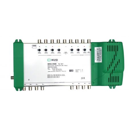 Multiswitch autônomo 9 entradas 4 saídas mss-09