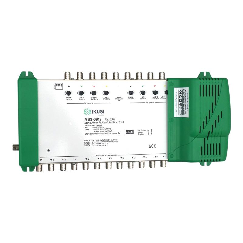 Multiswitch autonome 9 entrées 4 sorties mss-09