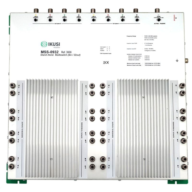 Multiswitch standalone 9 inputs 4 outputs mss-09