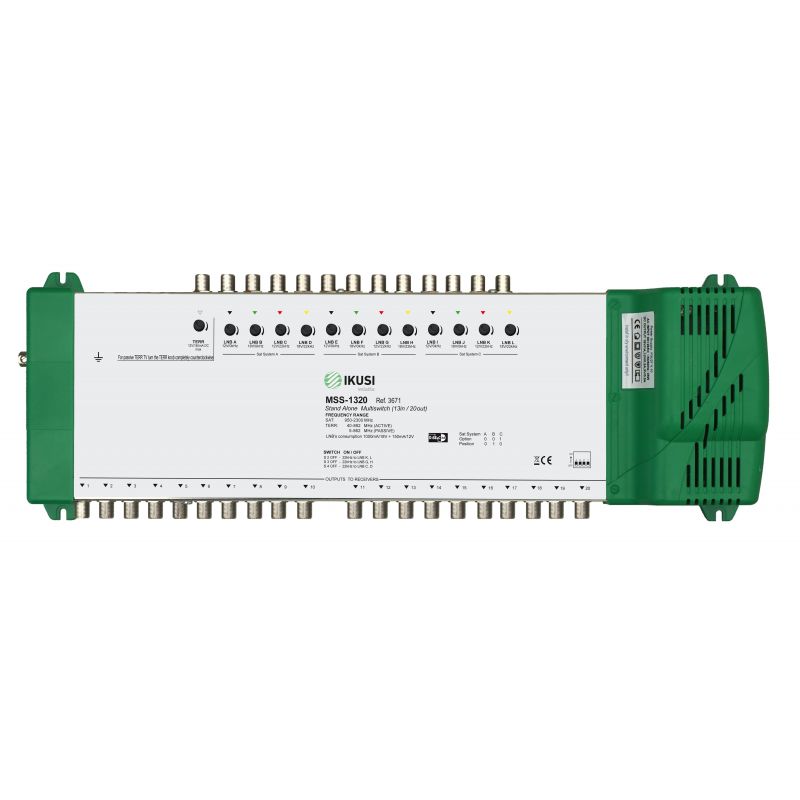 Multiswitch standalone 13 entradas - salidas 