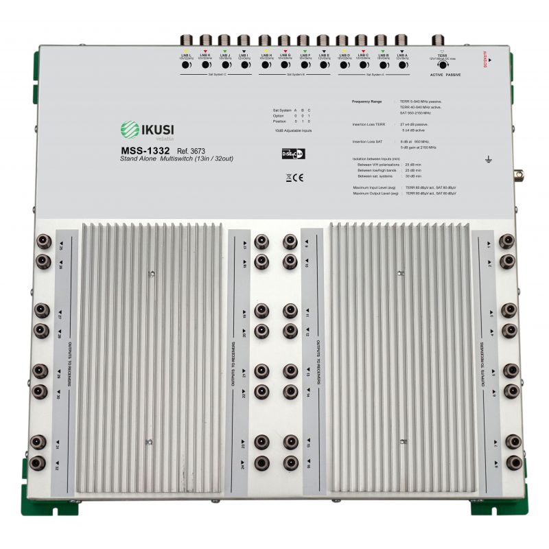 Multiswitch autonome 13 entrées 32 sorties