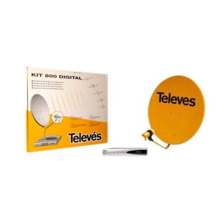 Kit satellite Numérique 800 Televes