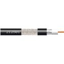 Cable Coaxial T100 Cu/Al Ø1,13/4,7/6,6mm. PE Negro. Bobinas de 250m