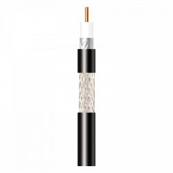 Cable coaxial T100 Blanco PVC Bobina de madera 250m Televes