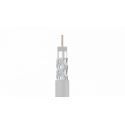 Bobina de plástico 100m cabo coaxial T100plus 16VRtC Branco Televes