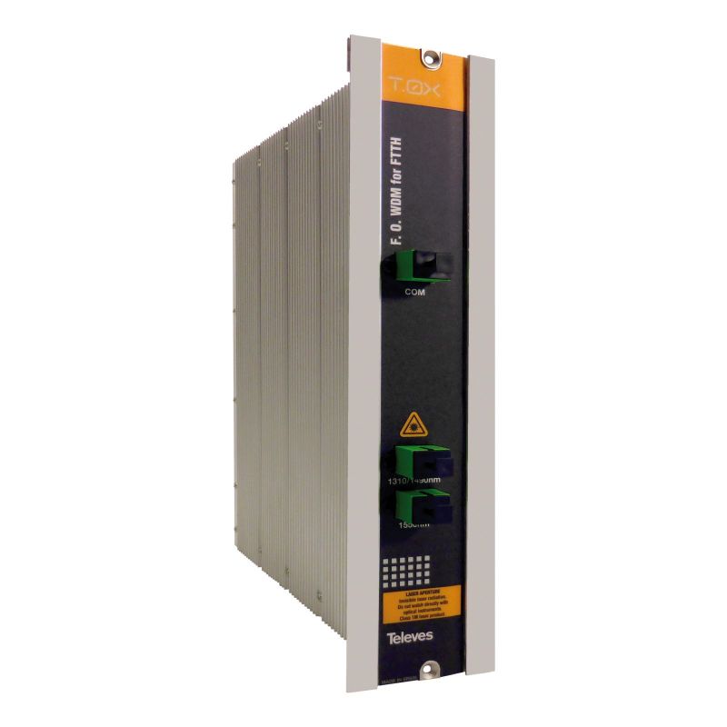 Multiplexor óptico T.0X (WDM) 1310/1490 - 1550nm Televes