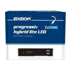 Edision Progressiv Hybrid Lite Récepteur terrestre et câble DVB-T2/C