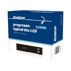 Edision Progressiv Hybrid Lite Récepteur terrestre et câble DVB-T2/C